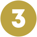 Home Staging Services 5 A circular design featuring a gold number three, representing victory or top ranking.